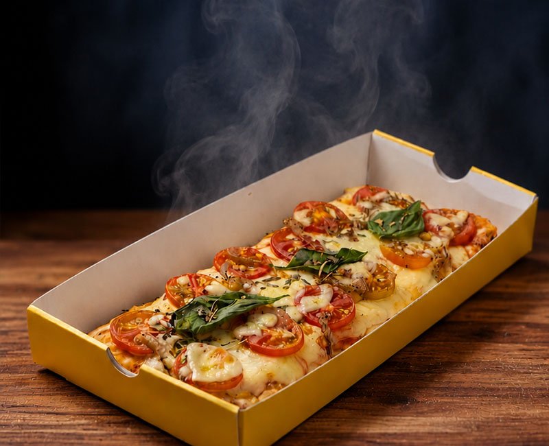 Pizza margarita coreana